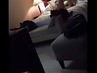 Hotel hidden cam caught couple role-playing 1/2