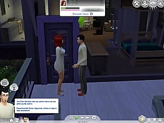 The Sims 4 adulto um Homem para uma mulher gostosa